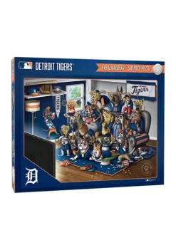 Deals 🌟 MLB Detroit Tigers Purebred Fans 500 Piece Puzzle - "A Real Nailbiter" by You The Fan ❤️ -You The Fan Sales Belk 5367