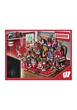 Best reviews of 🔥 NCAA Wisconsin Badgers Purebred Fans 500pc Puzzle-"A Real Nailbiter" by You The Fan ⌛ -You The Fan Sales Belk 5370