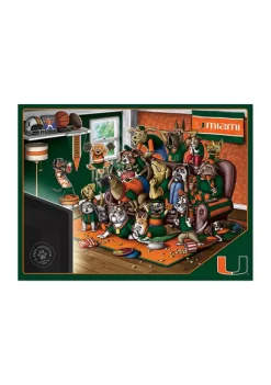 Cheap 🔥 Miami (FL) Hurricanes NCAA Miami Hurricanes Purebred Fans 500pc Puzzle-"A Real Nailbiter" by You The Fan ⭐ -You The Fan Sales Belk 5374