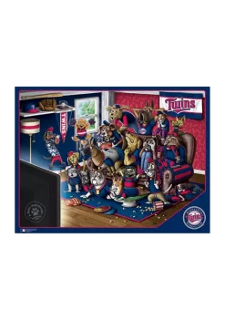 Deals 🥰 MLB Minnesota Twins Purebred Fans 500 Piece Puzzle - "A Real Nailbiter" by You The Fan 🥰 -You The Fan Sales Belk 5391