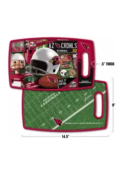 Buy 🌟 NFL Arizona Cardinals Retro Series Cutting Board by You The Fan 😍 -You The Fan Sales Belk 5394