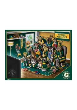 Best reviews of 🧨 MLB Oakland Athletics Purebred Fans 500 Piece Puzzle - "A Real Nailbiter" by You The Fan 😉 -You The Fan Sales Belk 5400