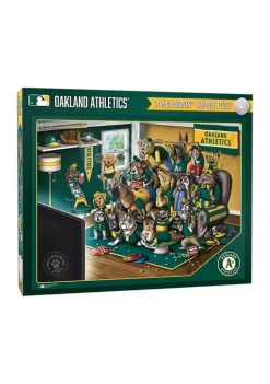 Best reviews of 🧨 MLB Oakland Athletics Purebred Fans 500 Piece Puzzle - "A Real Nailbiter" by You The Fan 😉 -You The Fan Sales Belk 5401