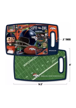 Budget 💯 NFL Denver Broncos Retro Series Cutting Board by You The Fan 🥰 -You The Fan Sales Belk 5403
