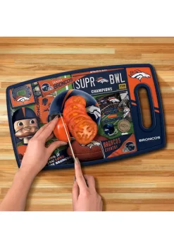 Budget 💯 NFL Denver Broncos Retro Series Cutting Board by You The Fan 🥰 -You The Fan Sales Belk 5405