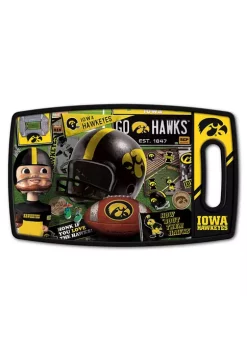 Cheap 🎁 NCAA Iowa Hawkeyes Retro Series Cutting Board by You The Fan ⭐ -You The Fan Sales Belk 5411