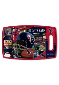 Top 10 π NFL Houston Texans Retro Series Cutting Board by You The Fan π