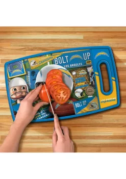 Discount ✔️ NFL Los Angeles Chargers Retro Series Cutting Board by You The Fan 👏 -You The Fan Sales Belk 5425
