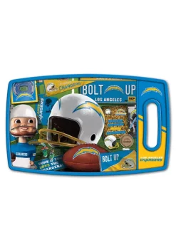 Discount ✔️ NFL Los Angeles Chargers Retro Series Cutting Board by You The Fan 👏 -You The Fan Sales Belk 5426