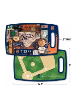 Hot Sale 🌟 MLB Detroit Tigers Retro Series Cutting Board by You The Fan ⭐ -You The Fan Sales Belk 5432
