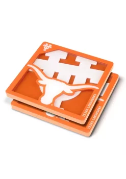 Budget 😉 NCAA Texas Longhorns 3D Logo Series Coasters by You The Fan 👏 -You The Fan Sales Belk 5447