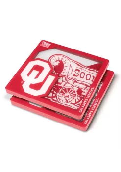 Best reviews of ✨ NCAA Oklahoma Sooners 3D Logo Series Coasters by You The Fan 💯