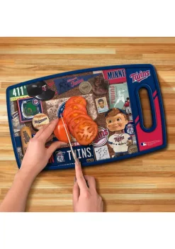 Best Sale 🔥 MLB Minnesota Twins Retro Series Cutting Board by You The Fan 👏 -You The Fan Sales Belk 5463