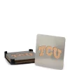 Deals 💯 NCAA TCU Horned Frogs Set of 4 Coasters by You The Fan 🔔 -You The Fan Sales Belk 5580