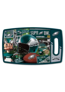 Wholesale ❤️ NFL Philadelphia Eagles Retro Series Cutting Board by You The Fan 💯