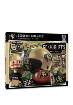 Best Sale 😍 NCAA Colorado Buffaloes Retro Series Puzzle - 500 Pieces by You The Fan 🌟 -You The Fan Sales Belk 5719
