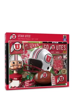 Hot Sale βοΈ NCAA Utah Utes Retro Series Puzzle - 500 Pieces by You The Fan π