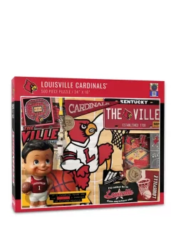 Promo β€οΈ NCAA Louisville Cardinals Retro Series Puzzle - 500 Pieces by You The Fan π