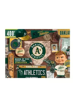 Hot Sale 😀 MLB Oakland Athletics Retro Series Puzzle - 500 Pieces by You The Fan 🎁 -You The Fan Sales Belk 5783