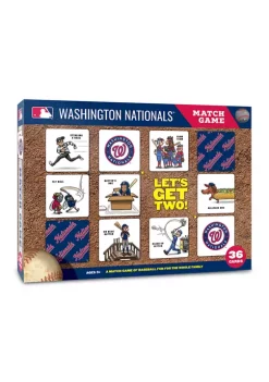 Coupon 😉 MLB Washington Nationals Licensed Memory Match Game by You The Fan 🛒 -You The Fan Sales Belk 5822