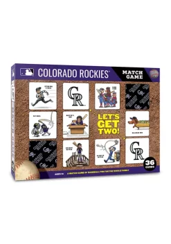 Cheapest 😍 MLB Colorado Rockies Licensed Memory Match Game by You The Fan 🔔