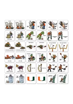 Promo 🔔 Miami (FL) Hurricanes NCAA Miami Hurricanes Licensed Memory Match Game by You The Fan 🎁 -You The Fan Sales Belk 5900