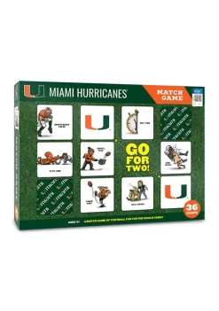 Promo 🔔 Miami (FL) Hurricanes NCAA Miami Hurricanes Licensed Memory Match Game by You The Fan 🎁 -You The Fan Sales Belk 5905