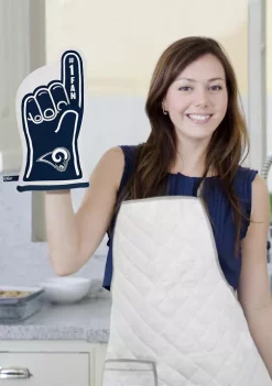 Best deal 👏 NFL Los Angeles Rams #1 Oven Mitt by You The Fan ❤️ -You The Fan Sales Belk 5957