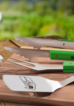 Hot Sale 🔔 NFL Seattle Seahawks Spirit Series 3-Piece BBQ Set by You The Fan 😀 -You The Fan Sales Belk 596