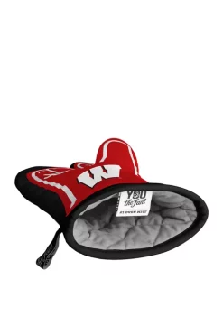 Discount 😀 NCAA Wisconsin Badgers #1 Oven Mitt by You The Fan ✔️ -You The Fan Sales Belk 6035