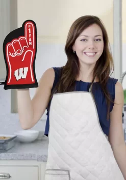 Discount 😀 NCAA Wisconsin Badgers #1 Oven Mitt by You The Fan ✔️ -You The Fan Sales Belk 6036