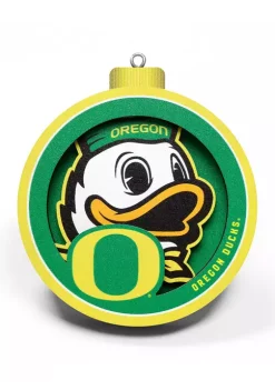 Deals 🌟 NCAA Oregon Ducks 3D Logo Series Ornaments by You The Fan 😀 -You The Fan Sales Belk 6055