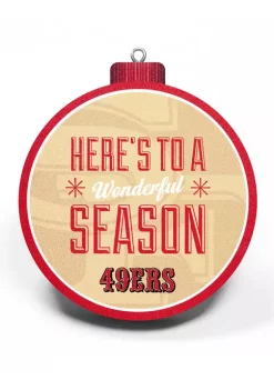 Cheapest 🎁 NFL San Francisco 49ers 3D Logo Series Ornaments by You The Fan 🥰 -You The Fan Sales Belk 609