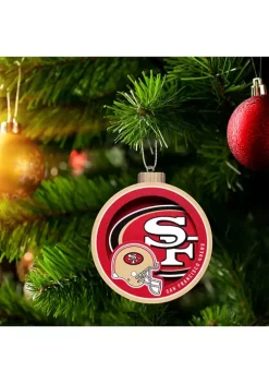 Cheapest 🎁 NFL San Francisco 49ers 3D Logo Series Ornaments by You The Fan 🥰 -You The Fan Sales Belk 611