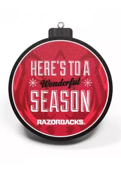 Wholesale 💯 NCAA Arkansas Razorbacks 3D Logo Series Ornaments by You The Fan 🥰 -You The Fan Sales Belk 628
