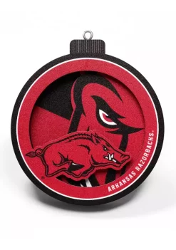 Wholesale 💯 NCAA Arkansas Razorbacks 3D Logo Series Ornaments by You The Fan 🥰 -You The Fan Sales Belk 631