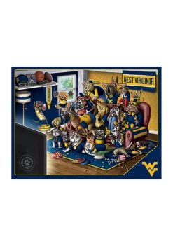 Cheapest ❤️ NCAA West Virginia Mountaineers Purebred Fans 500 Piece Puzzle-"A Real Nailbiter" by You The Fan 😀 -You The Fan Sales Belk 640