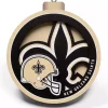 Cheap 🔥 NFL New Orleans Saints 3D Logo Series Ornaments by You The Fan 🌟 -You The Fan Sales Belk 646