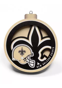 Cheap 🔥 NFL New Orleans Saints 3D Logo Series Ornaments by You The Fan 🌟 -You The Fan Sales Belk 650