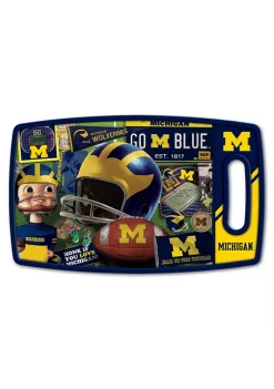 Budget 🛒 NCAA Michigan Wolverines Retro Series Cutting Board by You The Fan ⭐