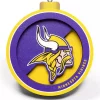 Brand new 🎁 NFL Minnesota Vikings 3D Logo Series Ornaments by You The Fan ⭐ -You The Fan Sales Belk 678
