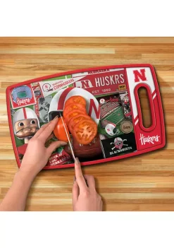 Top 10 💯 NCAA Nebraska Cornhuskers Retro Series Cutting Board by You The Fan ✔️ -You The Fan Sales Belk 695