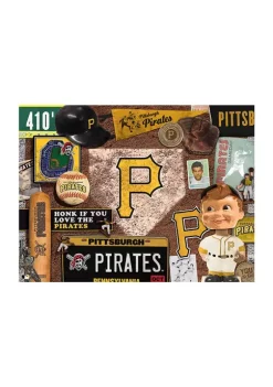 Brand new 🛒 MLB Pittsburgh Pirates Retro Series Puzzle - 500 Pieces by You The Fan 😀 -You The Fan Sales Belk 705