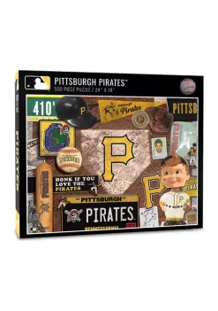 Brand new 🛒 MLB Pittsburgh Pirates Retro Series Puzzle - 500 Pieces by You The Fan 😀 -You The Fan Sales Belk 706