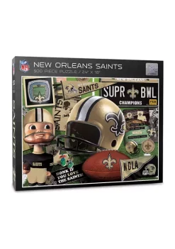 Coupon ✨ New Orleans Saints Retro Series Puzzle - 500 Pieces by You The Fan 🧨 -You The Fan Sales Belk 726