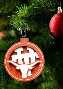 Best deal 👏 NCAA Texas Longhorns 3D Logo Series Ornaments by You The Fan 👍 -You The Fan Sales Belk 805