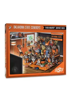 Promo β€οΈ NCAA Oklahoma State Cowboys Purebred Fans 500pc Puzzle-"A Real Nailbiter" by You The Fan β¨