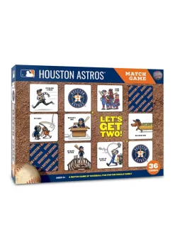 Deals ⭐ MLB Houston Astros Licensed Memory Match Game by You The Fan ❤️ -You The Fan Sales Belk 849