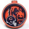 Top 10 😍 NFL Chicago Bears 3D Logo Series Ornaments by You The Fan ✔️ -You The Fan Sales Belk 850