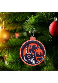 Top 10 😍 NFL Chicago Bears 3D Logo Series Ornaments by You The Fan ✔️ -You The Fan Sales Belk 853